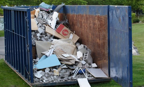 Professional team conducting flat clearance in Brixton