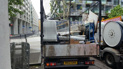 Eco-friendly waste management practices on a Brixton construction site